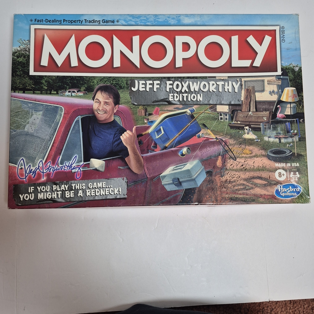 Monopoly Jeff Foxworthy Edition Board‎ Game Hasbro Parker Brothers - New - Picture 8 of 12